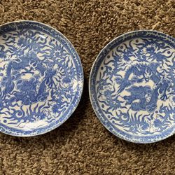 Vintage Japan Dragon Design Saucer (2)