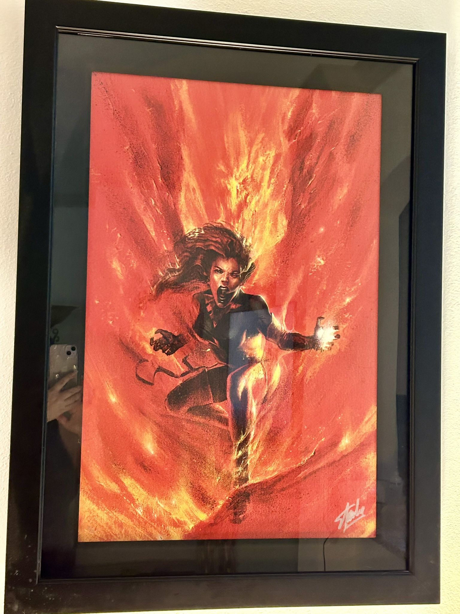 Marvel Art Hand Signed Phoenix