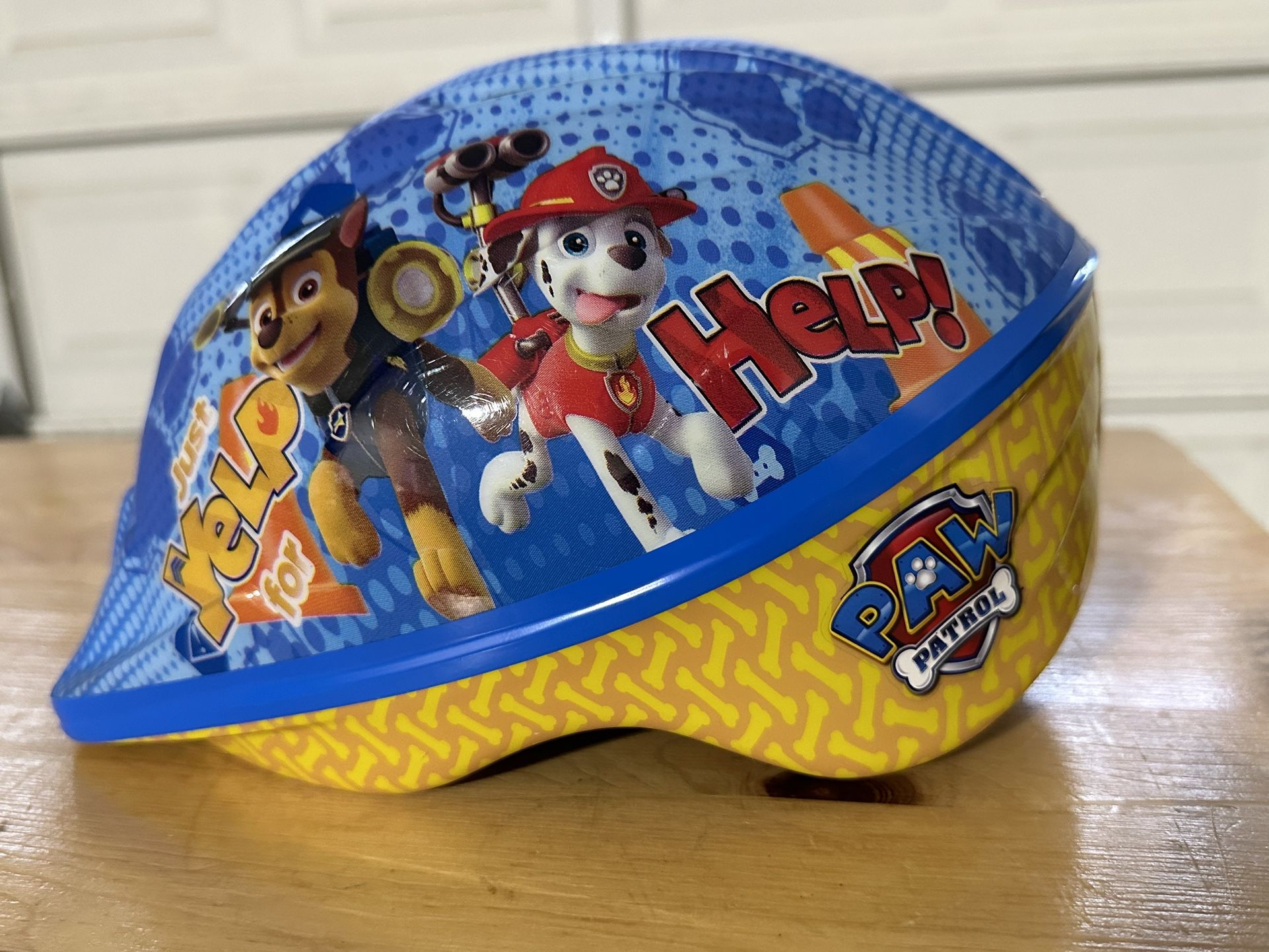 Nickelodeon Paw Patrol Kids Bike Helmet Toddler 3-5 Yrs. Adjustable