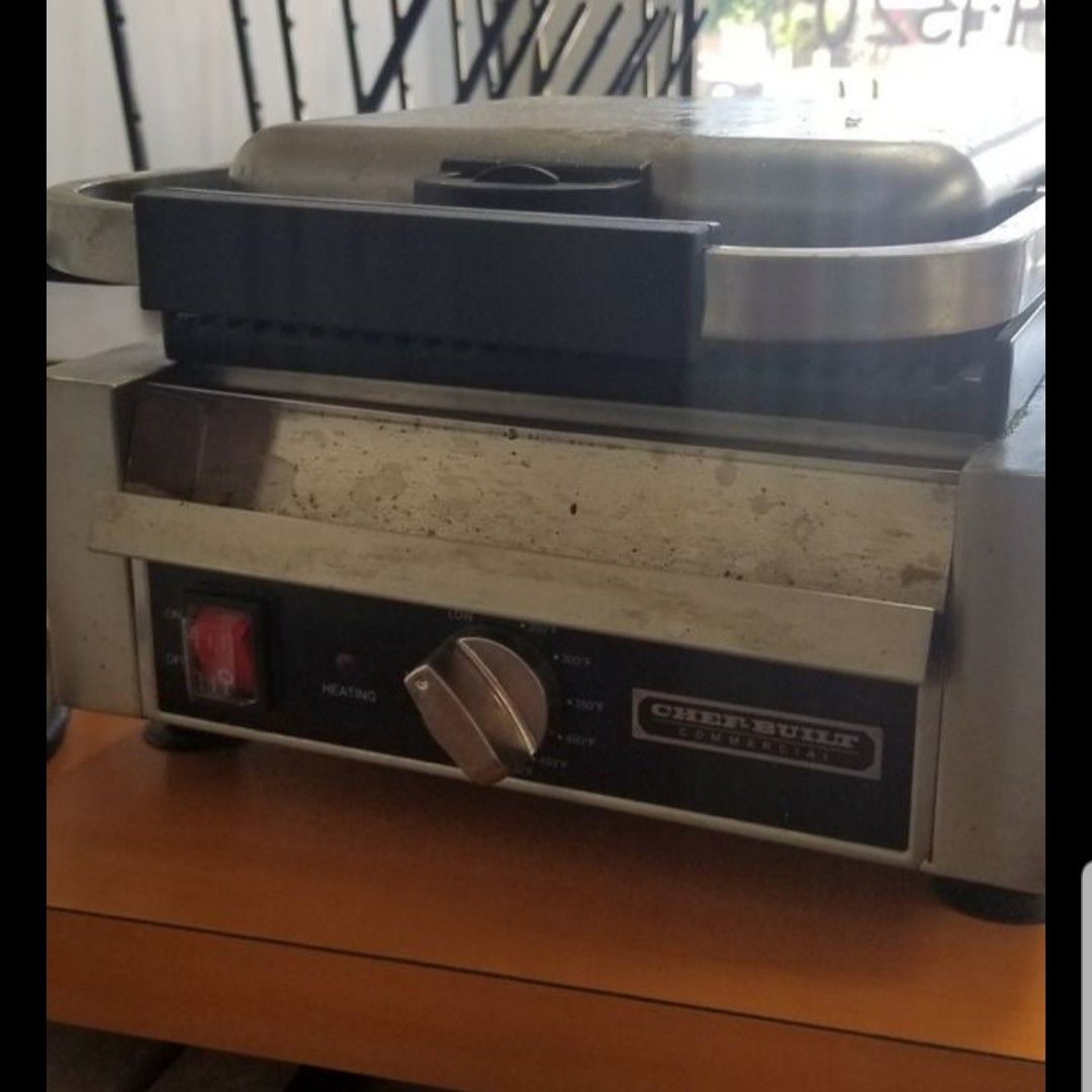 Panini press "chef built" commercial never used