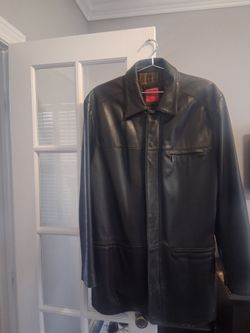 Cole Haan Butter Soft Mens Leather Coat