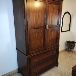 Solid Wood Armoire Closet - 79”H x 49”