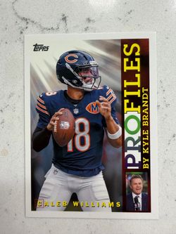 2026 Topps - Topps Profiles Caleb Williams #TP-19 Chicago Bears