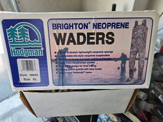 New in Box Hodgman Brighton Neoprene Waders XL