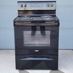 "WHIRLPOOL" BLACK ELECTRIC RANGE WITH OVEN OF SPIRALS IN VERY GOOD CONDITION FOR
$ 300 DELIVERY & INSTALLATION FREE 
