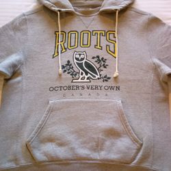 OVO x ROOTS HERITAGE HOODIE HEATHER GREY 
