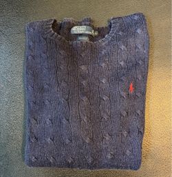 Polo Ralph Lauren Cable Knit Silk Sweater XL