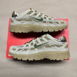 Nike P-6000 Premium Cordura Filbert Desert Khaki Men’s sz 8.5 running shoes NEW!