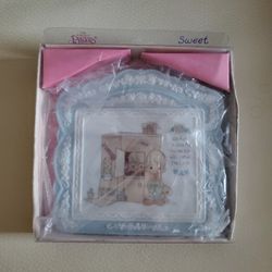 Precious Moments Porcelain Velvet Bisque Plaque