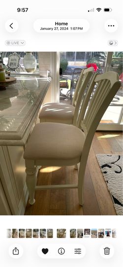 Counter height barstools