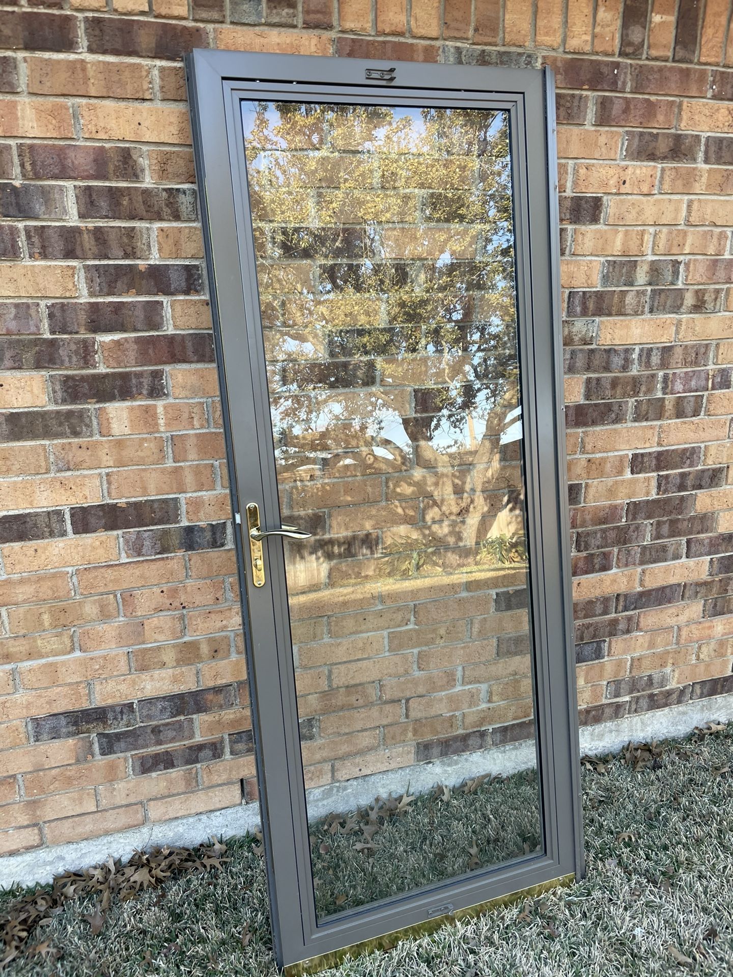 32” x 80” Andersen 4000 Series Storm Door With Laminated Safety Glass
