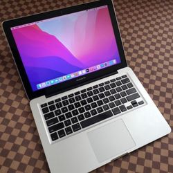 2011 Apple MacBook Pro 13.9" Intel Core i5 4gb Ram 250gb HD  Working Great,  High Sierra OS And  Ms Office And Charger 