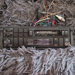 Vintage Majestic CR-9 630 In Dash Car  AM/FM Stereo, Cassette Player, CD Input, Auto Reverse, Electronic Tune, 6 Band, 2-4 Speakers, Fader, Bass, Treb