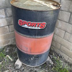 Empty Metal Drum