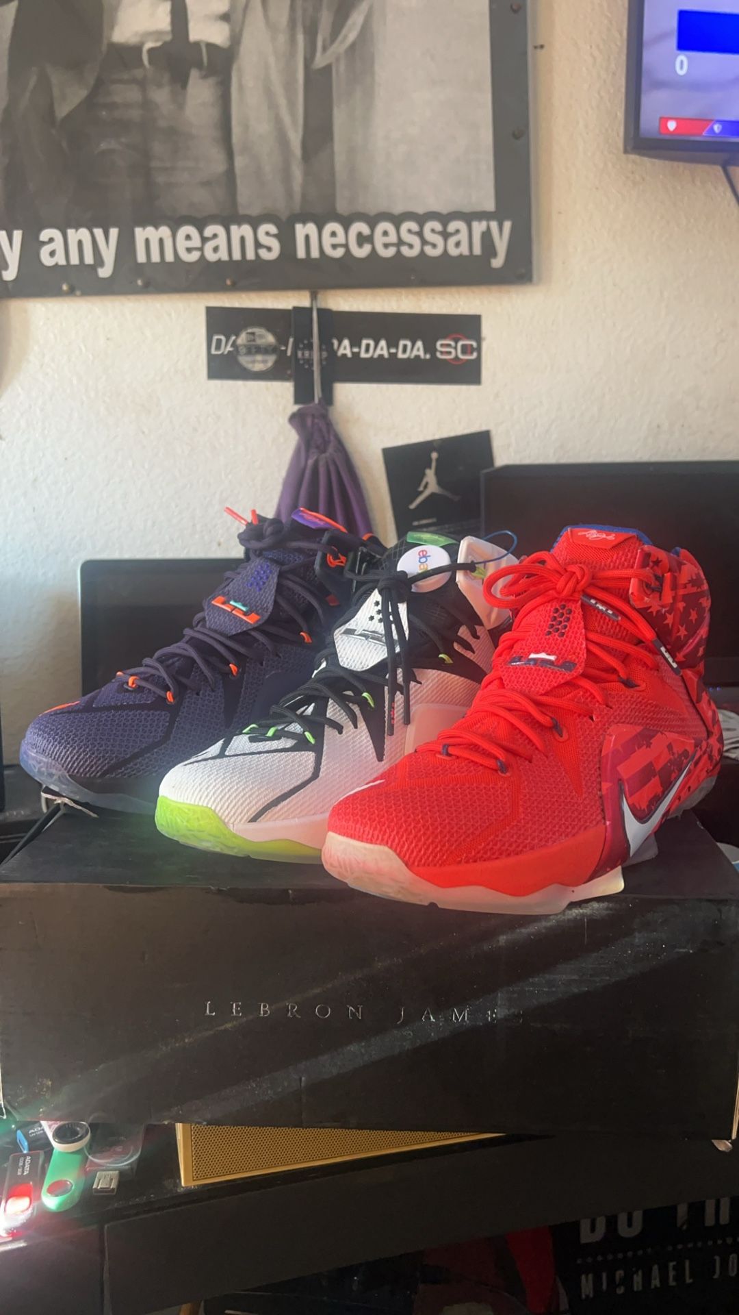 Lebron 12 3pack (Size 13 )(2014-15)