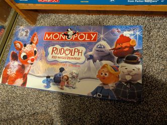 Monopoly Rudolph the Red-Nosed Reindeer Collectors Edition