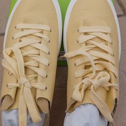 Sam Edelman- Leather Sneaker - Size 6