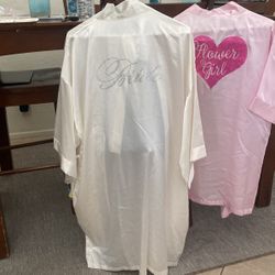 Bride & Flower Girl Silk Robes