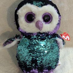 Large 9" TY Sequin Flippables with Tag