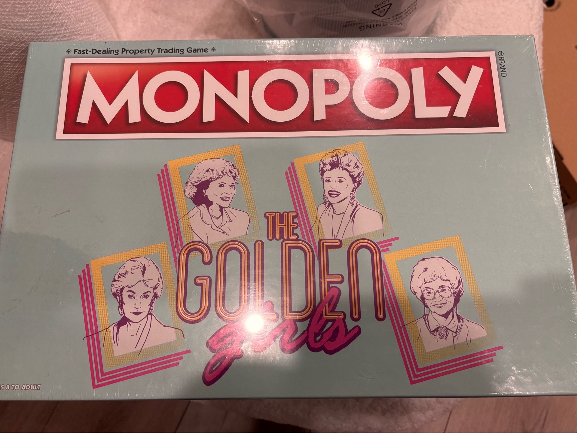 Rare Golden Girls Edition Monopoly Board Game
