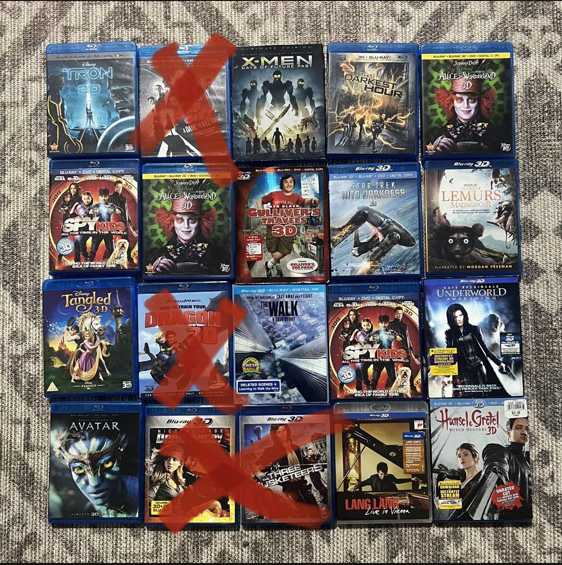 Lots of 3D Blu-Ray Movies