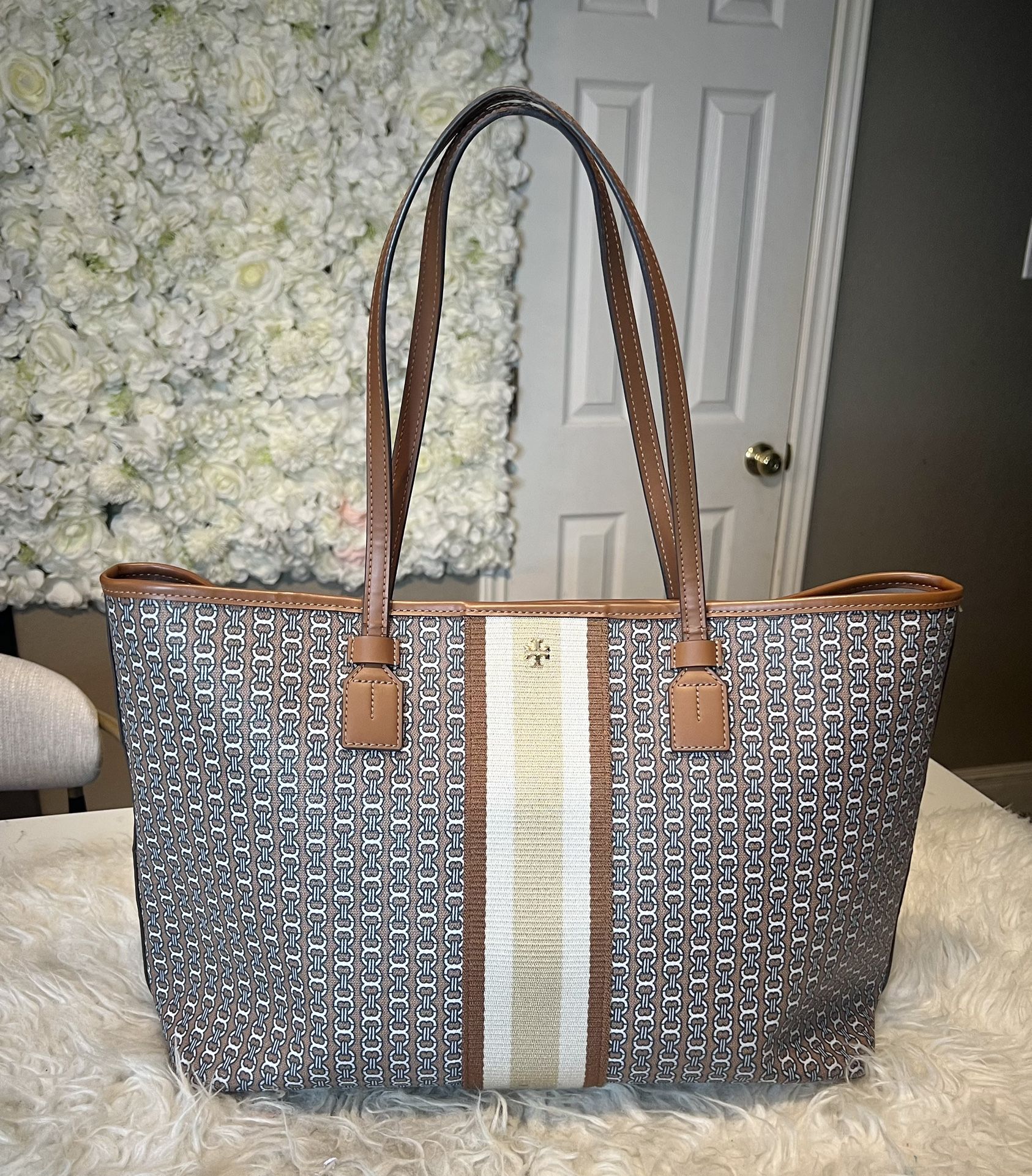Tory Burch Gemini Link Canvas Tote