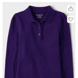 Polo Shirt - Purple Girls uniform (used Once) $4 Each .I Have 3... Size 10-12 West covina