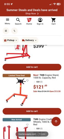 Heavy Duty Engine Stand