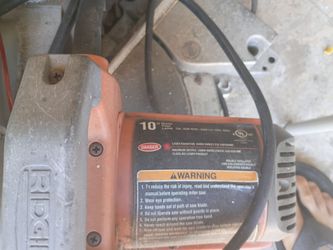 10" rigid miter saw