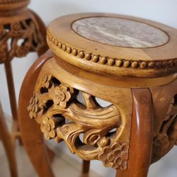Antique Chinese Rosewood Stand $160 Each