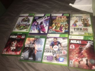 Xbox 1/ Xbox 360 games