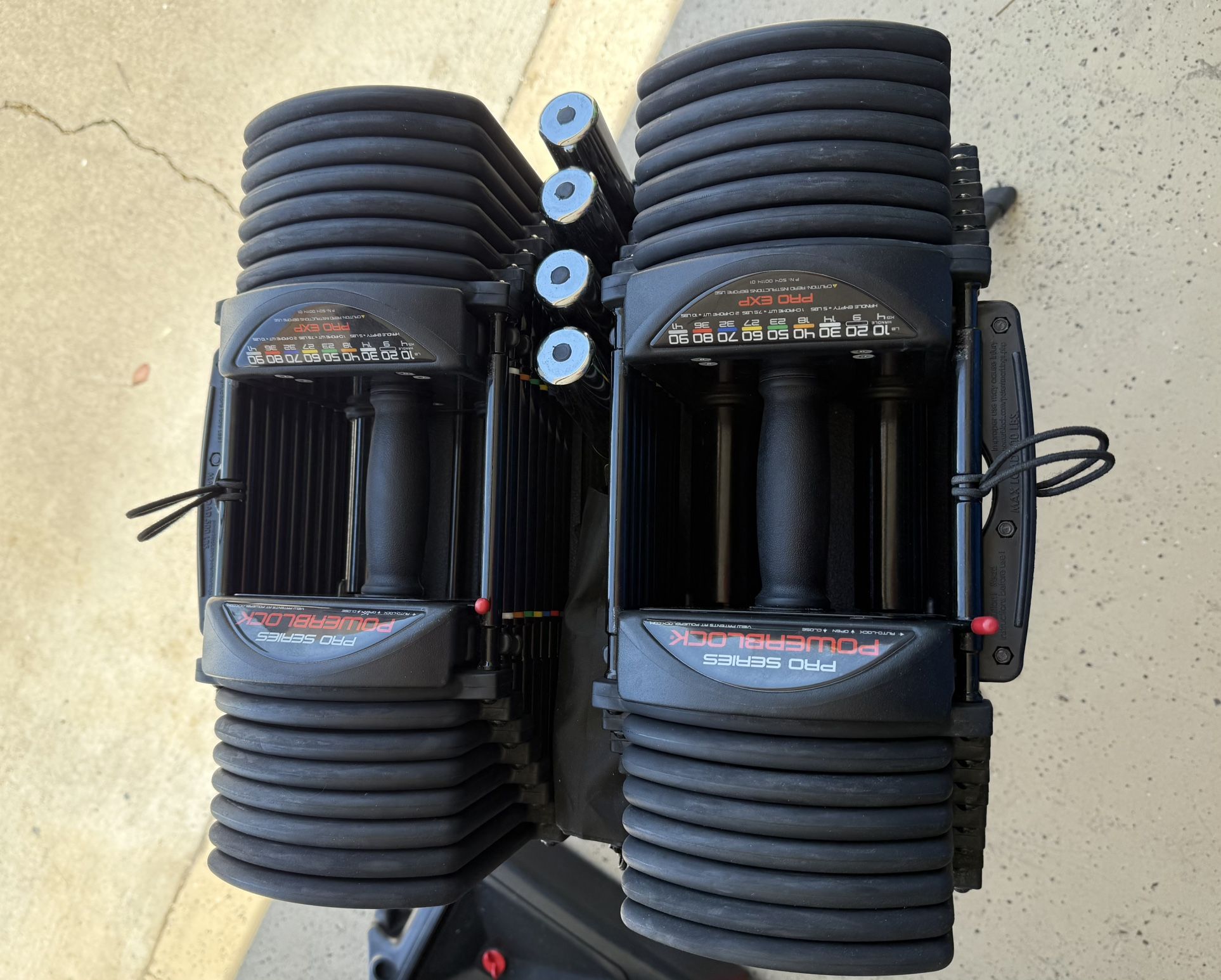 Powerblock PRO EXP Dumbbells + Accessories