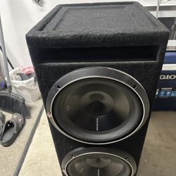 alpine subwoofers Speakers Box Only