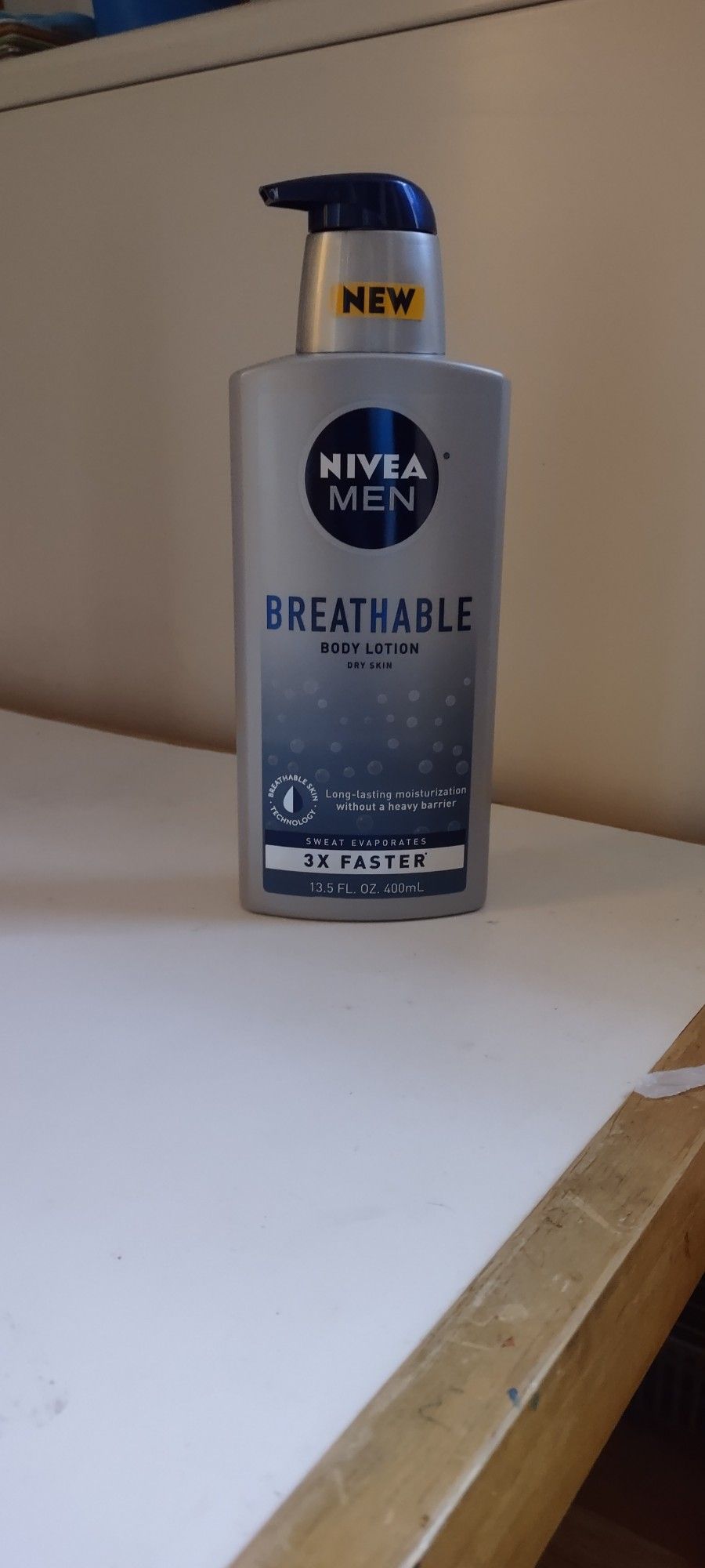 NIVEA MEN BREATHABLE BODY LOTION, 13.5 OZ