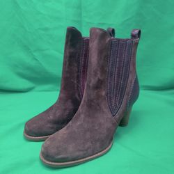 🆕Ugg Australia S/N 5597 Chelsea Boot Stacked Heel Brown Suede Leather Size 7