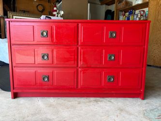 Vintage Mid-Century Modern 6-Drawer Dresser Project – Real Brass Pulls