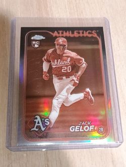 2024 Topps Chrome #282 Zack Gelof Sepia Refractor