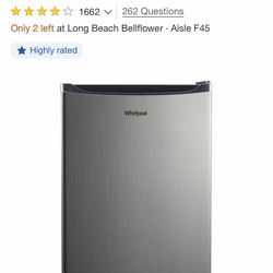 Whirlpool mini fridge runs great