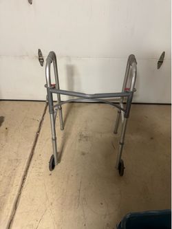 Adult folding walker
