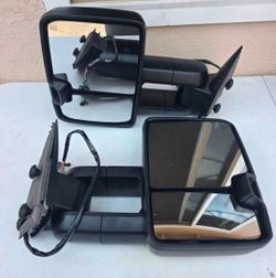Chevrolet Silverado Avalanche Suburban Tahoe Gmc Yukon Sierra Cadillac Escalade Tow Mirrors Espejos Retrovisores Chevy 03-06