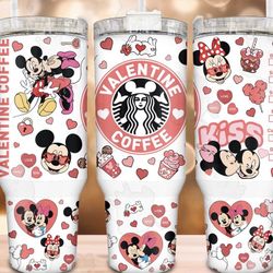 40 Oz Tumblers Mickey Stitch 