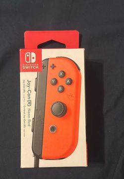 Joy con single red right sealed new Nintendo switch