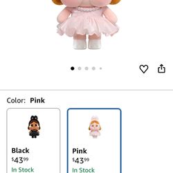 POP MART Crybaby Shiny Shiny Series-Plush Doll (Pink) 13 inches Height, Toys for Modern Home Decor, Collectible Toy Set for Desk Accessories, 1PC