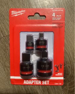 Milwaukee 4pc Impact Socket Adapters