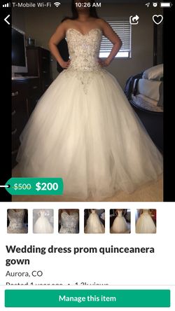 Wedding princess dress