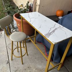 Counter Height Table With 2 Chairs