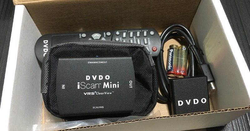 DVDO iScan Mini 4K Ultra HD Video Processor Scaler Display Enhancement with Display Setup