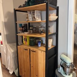 Wood Kitchen Pantry