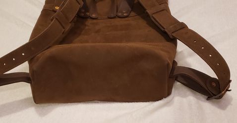 North Star Leather Deluxe Copper Rough & Tough Roll Top Backpack - Brand New! Made in USA Thumbnail