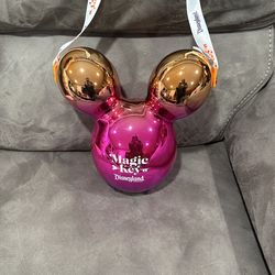 Disney Magic key popcorn Bucket Pink/gold
